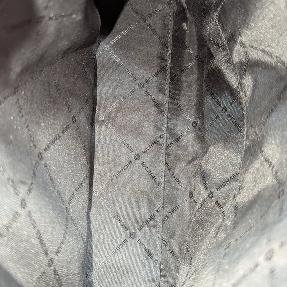 Michael Kors black, dome, handbag, EUC! Add a strap for crossbody. - Picture 3 of 5